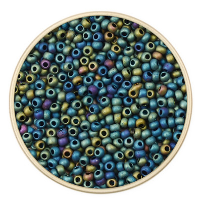 Περίπου 1000 τμχ 2 ΜΜ Ματ Ματελικές Χάντρες Σπόρων Τσέχικα Γυάλινες Χάντρες Γούρια Kralen Spacer Beads For Jewelry Making DIY Craft Χονδρική