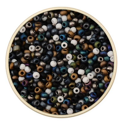 Περίπου 1000 τμχ 2 ΜΜ Ματ Ματελικές Χάντρες Σπόρων Τσέχικα Γυάλινες Χάντρες Γούρια Kralen Spacer Beads For Jewelry Making DIY Craft Χονδρική