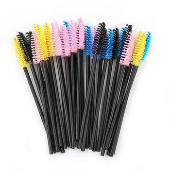 Hotting 5/50pcs Eyelash Brush Extension Βούρτσες μακιγιάζ βλεφαρίδων μιας χρήσης Mascara φρυδιών Wand Applicator Eyelash Extension