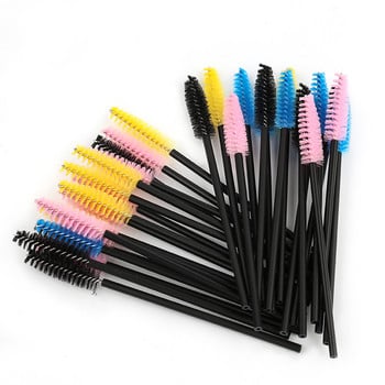 Hotting 5/50pcs Eyelash Brush Extension Βούρτσες μακιγιάζ βλεφαρίδων μιας χρήσης Mascara φρυδιών Wand Applicator Eyelash Extension