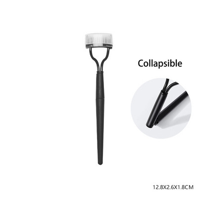 JAUNS Eyelash Beauty saliekams atdalītājs pārnēsājams skropstu birstīšu ķemmes skropstu tuša Curl Eye Lash nerūsējošā tērauda skropstu ķemmēšanas rīki