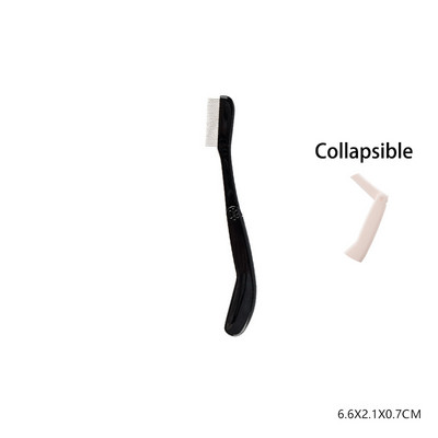 JAUNS Eyelash Beauty saliekams atdalītājs pārnēsājams skropstu birstīšu ķemmes skropstu tuša Curl Eye Lash nerūsējošā tērauda skropstu ķemmēšanas rīki
