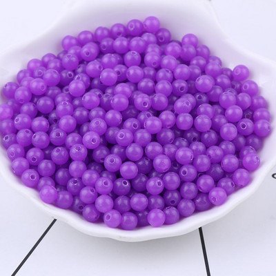 100tk6MM tarretis helmed lahtised helmed värvilised ümmargused helmed ehted laste käevõru kootud käsitsi valmistatud helmestega isetehtud materjali pakend