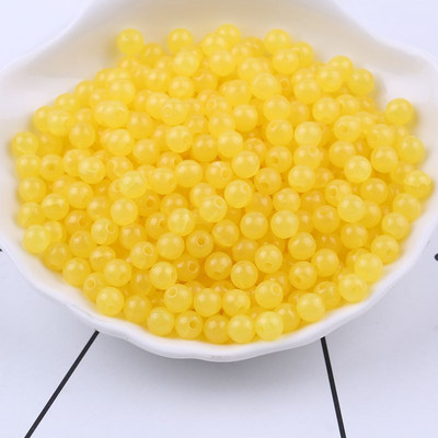 100tk6MM tarretis helmed lahtised helmed värvilised ümmargused helmed ehted laste käevõru kootud käsitsi valmistatud helmestega isetehtud materjali pakend