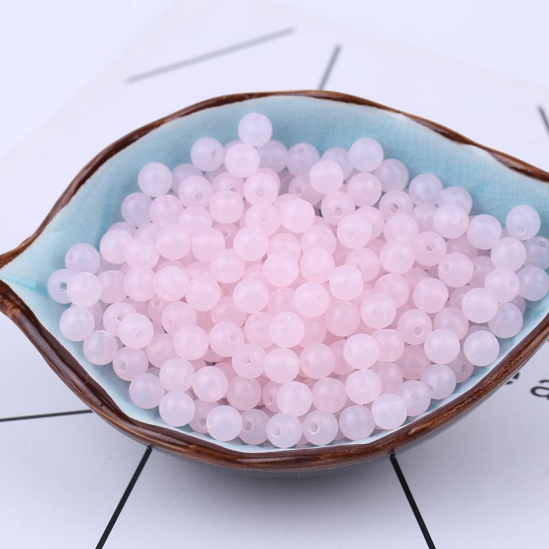 100tk6MM tarretis helmed lahtised helmed värvilised ümmargused helmed ehted laste käevõru kootud käsitsi valmistatud helmestega isetehtud materjali pakend