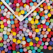 50 buc. Mărgele acrilice rotunde de 10 mm Mărgele Bayberry Mărgele distanțatoare libere pentru realizarea de bijuterii Accesorii pentru descoperiri