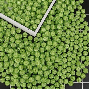 50 buc. Mărgele acrilice rotunde de 10 mm Mărgele Bayberry Mărgele distanțatoare libere pentru realizarea de bijuterii Accesorii pentru descoperiri