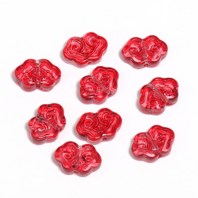 Kedvező felhők formáznak cseh lámpafényt kristályüveg gyöngyök lapos, laza medálgyöngyök barkácsoláshoz ékszerkészítési kellékek Kiegészítők