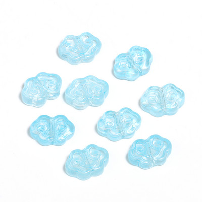 Kedvező felhők formáznak cseh lámpafényt kristályüveg gyöngyök lapos, laza medálgyöngyök barkácsoláshoz ékszerkészítési kellékek Kiegészítők