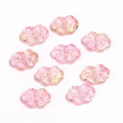 Kedvező felhők formáznak cseh lámpafényt kristályüveg gyöngyök lapos, laza medálgyöngyök barkácsoláshoz ékszerkészítési kellékek Kiegészítők