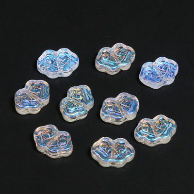 Kedvező felhők formáznak cseh lámpafényt kristályüveg gyöngyök lapos, laza medálgyöngyök barkácsoláshoz ékszerkészítési kellékek Kiegészítők