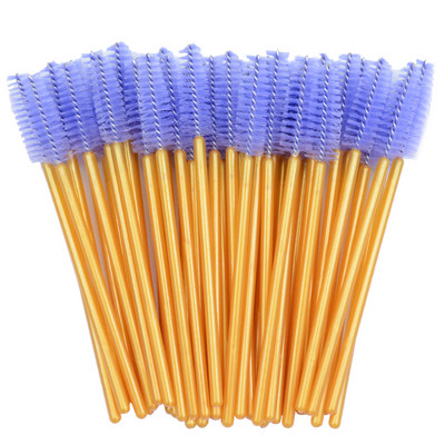 50 τμχ Νεότερο Crystal 3D μάσκαρα βλεφαρίδων Ραβδί Clear Lash Spoolies Χονδρική πώληση βλεφαρίδων βούρτσες Micro Applicators