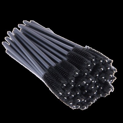 Ühekordselt kasutatav 5/50 tk Ripsmemeigipintsli teemantvarrega ripsmetušš Wands Ripsmepikendustööriist Silmaripsmete kosmeetikaharjade komplekt