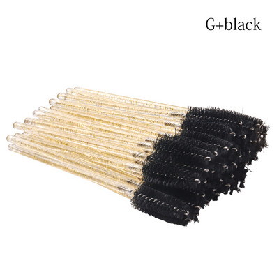 50 /100 τμχ Κρυστάλλινη βούρτσα βλεφαρίδων μιας χρήσης Comb Eye Lashes Extension Mascara Wands Βούρτσες Μακιγιάζ Επαγγελματικά Εργαλεία Ομορφιάς