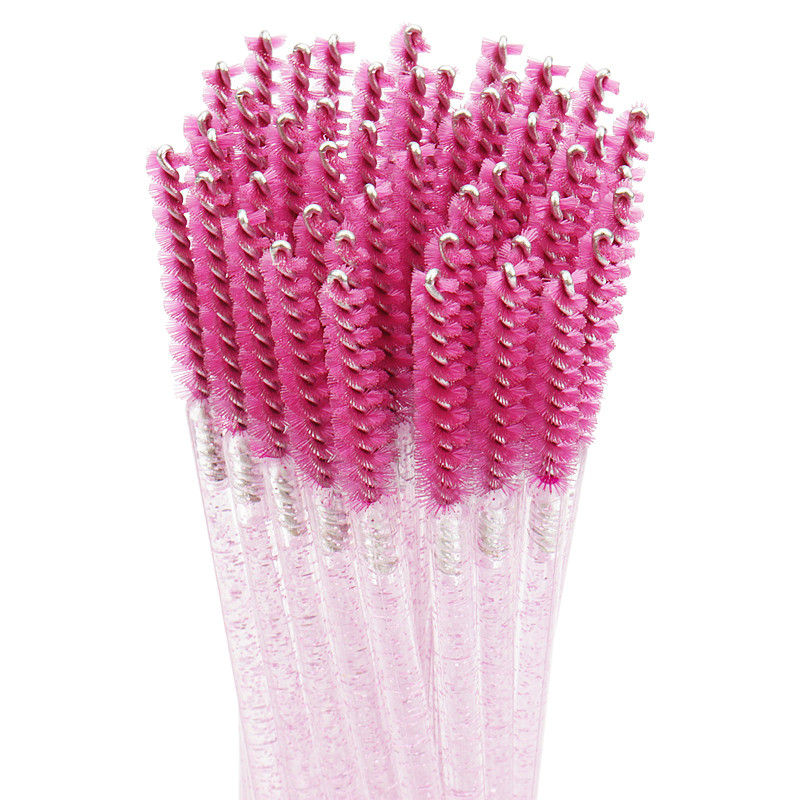 50 komada jednokratne četkice za šminku Mikročetkica za trepavice Štapići za maskaru Kozmetički aplikator Mikročetkica za obrve Pribor za nadogradnju trepavica