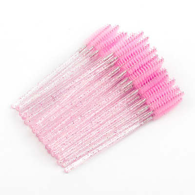 5/50 tk Ühekordne kulmuhari Ripsmetušš Aplikaator Spoolid Silmaripsmed Kosmeetilised Harjad Meigivahendid Ripsmepikendus