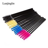 5/50 τμχ Πλαστική βούρτσα βλεφαρίδων μίας χρήσης Comb Eye Lashes Extension Mascara Wands Makeup Professional Beauty Tool for Women