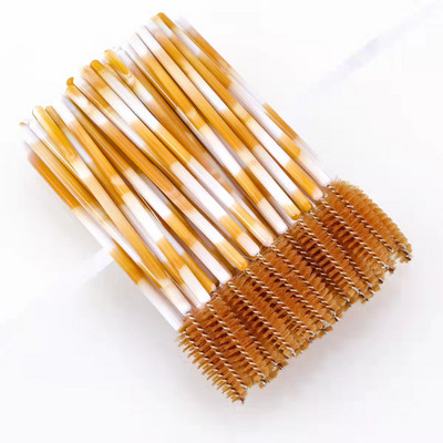 Επέκταση βλεφαρίδων μίας χρήσης βούρτσα φρυδιών 5/50 τεμ. Mascara Wand Applicator Spoolers Eye Lashes Cosmetic Brushes Σετ εργαλεία μακιγιάζ