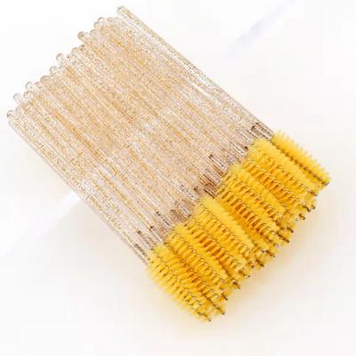 Επέκταση βλεφαρίδων μίας χρήσης βούρτσα φρυδιών 5/50 τεμ. Mascara Wand Applicator Spoolers Eye Lashes Cosmetic Brushes Σετ εργαλεία μακιγιάζ