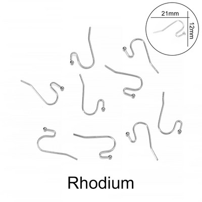100 tk/partii 20*17mm 10 värvi raudhelmestega amuletid kõrvarõngajuhtmed kõrvakonksuga kõrvarõngad.