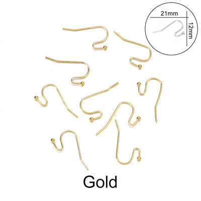 100 tk/partii 20*17mm 10 värvi raudhelmestega amuletid kõrvarõngajuhtmed kõrvakonksuga kõrvarõngad.