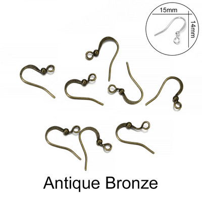 100 tk/partii 20*17mm 10 värvi raudhelmestega amuletid kõrvarõngajuhtmed kõrvakonksuga kõrvarõngad.