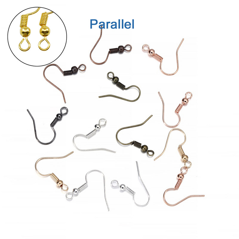 100 tk/partii 20*17mm 10 värvi raudhelmestega amuletid kõrvarõngajuhtmed kõrvakonksuga kõrvarõngad.