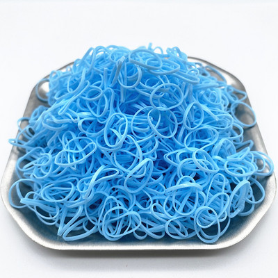 novo1000kom/ Šarene gumice za kosu za jednokratnu upotrebu Gumica za djevojčice Elastična gumica Držač za rep Dodaci za kosu Gumice za kosu