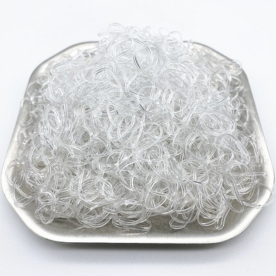 novo1000kom/ Šarene gumice za kosu za jednokratnu upotrebu Gumica za djevojčice Elastična gumica Držač za rep Dodaci za kosu Gumice za kosu