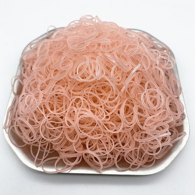 novo1000kom/ Šarene gumice za kosu za jednokratnu upotrebu Gumica za djevojčice Elastična gumica Držač za rep Dodaci za kosu Gumice za kosu