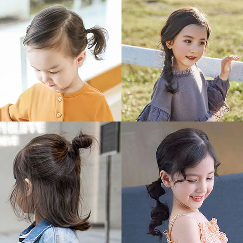 novo1000kom/ Šarene gumice za kosu za jednokratnu upotrebu Gumica za djevojčice Elastična gumica Držač za rep Dodaci za kosu Gumice za kosu