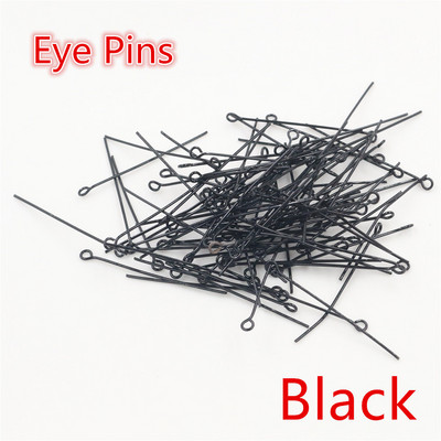 200 tk/partii 16 20 25 30 35 40 45 50 mm lame pea/kuulipea/silmapea tihvtid Metallist peanõelad ehete leidmiseks Isetegemise tarvikute valmistamine