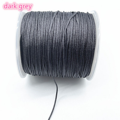 10 meetrit 0,8 mm 1,0 mm nailonist nööri niit Hiina sõlm makramee nööriga käevõru punutud nöör DIY tutid pärlid Shamballa niit