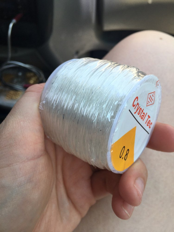 100 M plastmasas kristāla DIY krelles stiepjas auklas elastīgas līnijas juvelierizstrādājumu izgatavošana piegādes vads stīga juvelierizstrādājumu vītne stīgu vītne