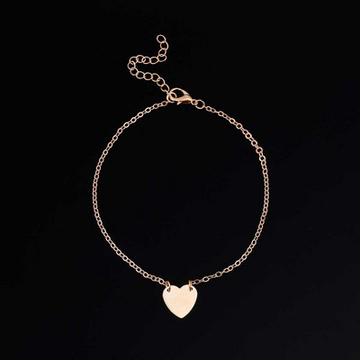 2018 Boho Sandale za bosu plažu Lanac za gležnjeve zlatne boje Srce Narukvica za stopalo Modni nakit za žene Narukvica za gležanj Veleprodaja