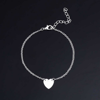 2018 Boho Sandale za bosu plažu Lanac za gležnjeve zlatne boje Srce Narukvica za stopalo Modni nakit za žene Narukvica za gležanj Veleprodaja