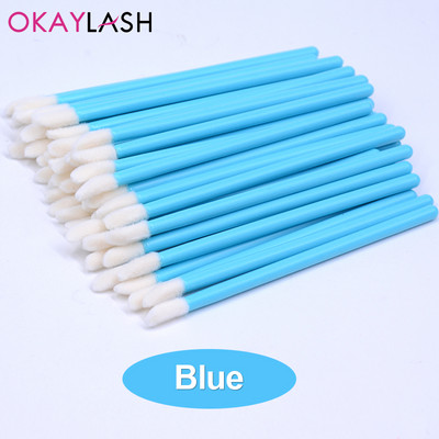 Okaylash ühekordselt kasutatavad sädelevad ripsmepikendused puhastusharjad Crystal Micro huuleläike aplikaator Säravad puhastusvahendid meigivahendid