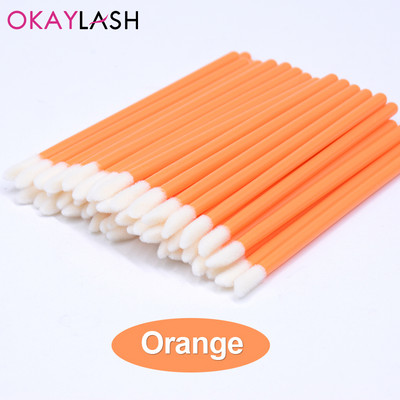 Okaylash ühekordselt kasutatavad sädelevad ripsmepikendused puhastusharjad Crystal Micro huuleläike aplikaator Säravad puhastusvahendid meigivahendid