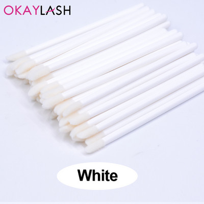Okaylash ühekordselt kasutatavad sädelevad ripsmepikendused puhastusharjad Crystal Micro huuleläike aplikaator Säravad puhastusvahendid meigivahendid