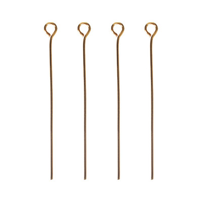 100 τμχ/παρτίδα από ανοξείδωτο ατσάλι Αξεσουάρ κοσμημάτων Diy Σκουλαρίκια Καρφίτσες με χάντρες Επίπεδες καρφίτσες κεφαλής για προμήθειες κατασκευής κοσμημάτων