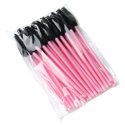 25 buc. consumabile pentru extensie de gene Perii de machiaj Bagheta de rimel micropersă pentru sprâncene Aplicator de cosmetice perie spoolie