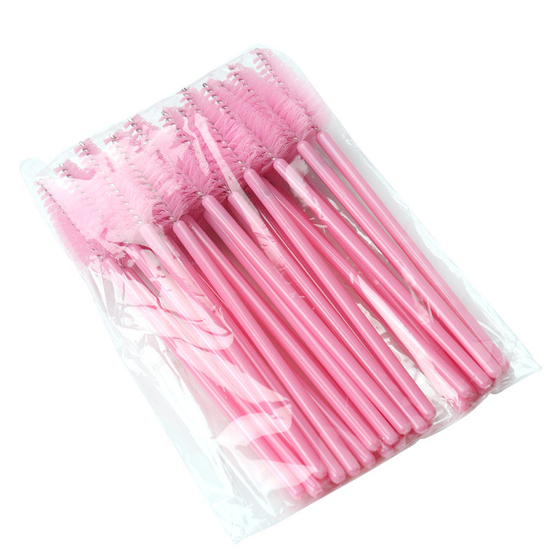 25 buc. consumabile pentru extensie de gene Perii de machiaj Bagheta de rimel micropersă pentru sprâncene Aplicator de cosmetice perie spoolie