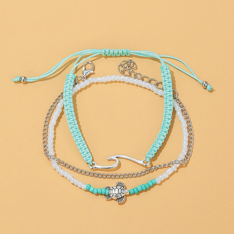 IFKM Bohemia Anklets For Women Turtle Tree of Life Σανδάλια Παπούτσια ξυπόλυτη παραλία Αστραγάλος Καλοκαιρινό βραχιόλι Πόδι Κοσμήματα για κορίτσια