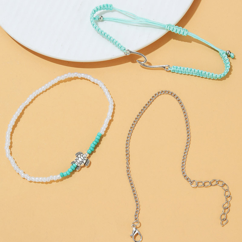 IFKM Bohemia Anklets For Women Turtle Tree of Life Σανδάλια Παπούτσια ξυπόλυτη παραλία Αστραγάλος Καλοκαιρινό βραχιόλι Πόδι Κοσμήματα για κορίτσια