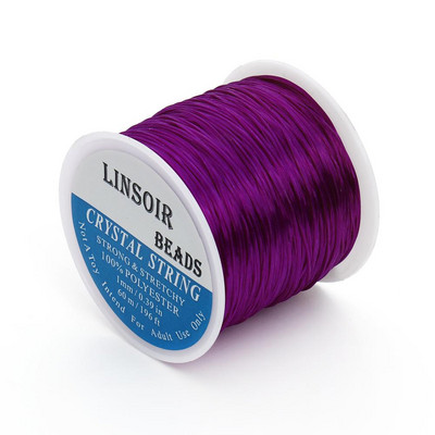 393-tolline/rull tugev elastne kristallpärlite pael 1 mm käevõrude jaoks, veniv niit string kaelakee DIY ehete valmistamise nöörid