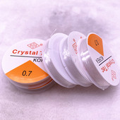 Jedna rola fleksibilnog elastičnog užeta od kristalne linije za izradu nakita Narukvica od perli Žica Konac za pecanje Uže