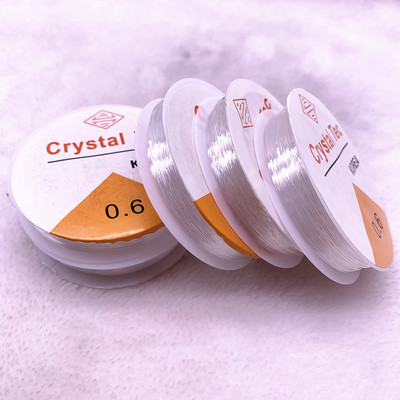 Jedna rola fleksibilnog elastičnog užeta od kristalne linije za izradu nakita Narukvica od perli Žica Konac za pecanje Uže