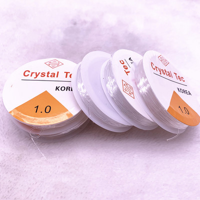 Jedna rola fleksibilnog elastičnog užeta od kristalne linije za izradu nakita Narukvica od perli Žica Konac za pecanje Uže
