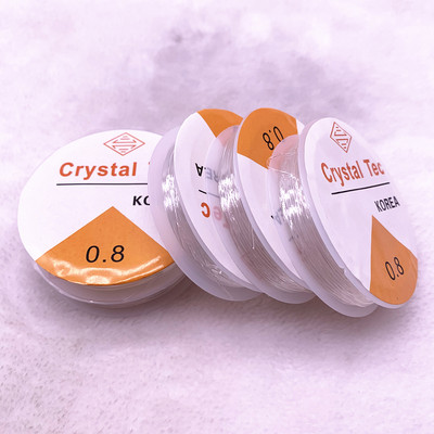 Jedna rola fleksibilnog elastičnog užeta od kristalne linije za izradu nakita Narukvica od perli Žica Konac za pecanje Uže