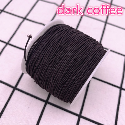 1,0 mm 10 jardi/partii Kõrgeelastne ümmargune elastne riba Kummipael Elastne nöör isetehtud õmblustarvikud